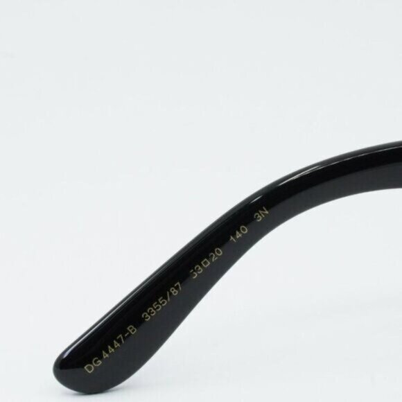 💯 NEW DOLCE&GABBANA DG4447B 335587 BLACK GREY SUNGLASSES - Picture 5 of 9